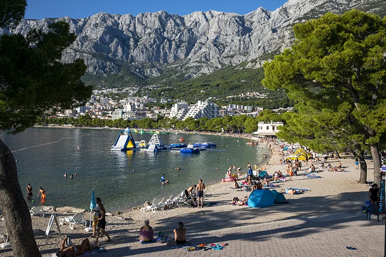 Beach in Makarska