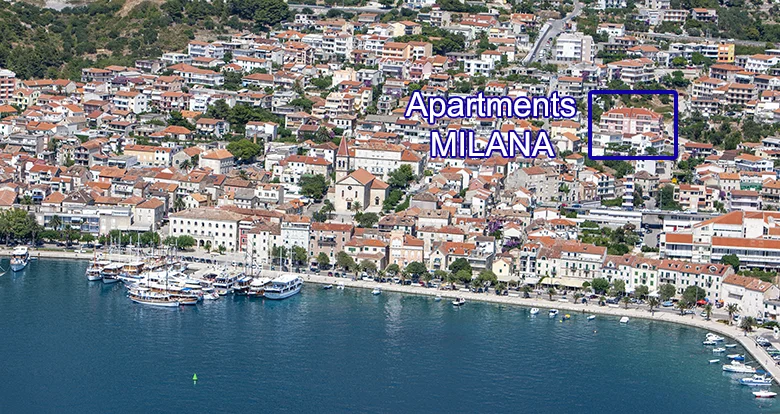 apartments Andrija, Makarska - position