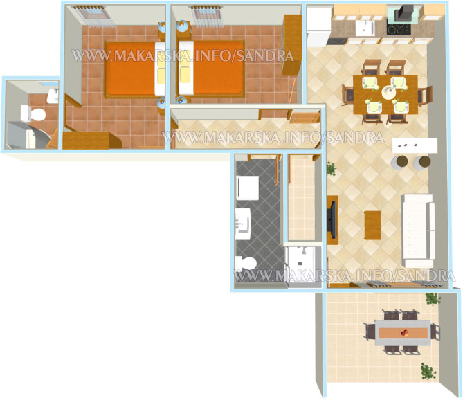 plan of apartment